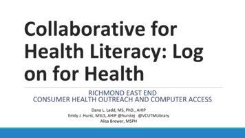 Collaborative For Health Literacy: Log On For Health