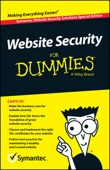 Website Security For Dummies - OpenSRS