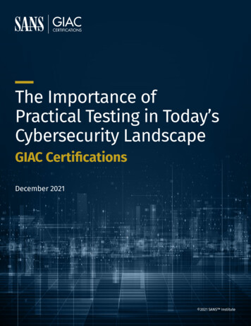 The Importance Of Practical Testing In Today’s .