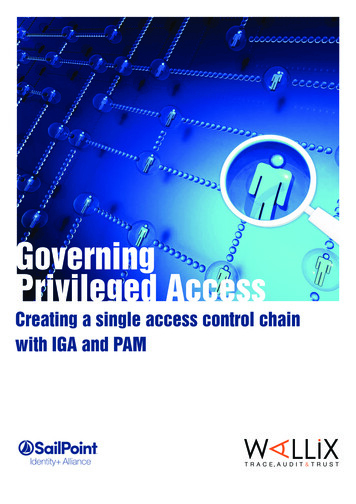 Governing Privileged Access - WALLIX