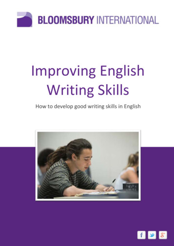 Improving English Writing Skills