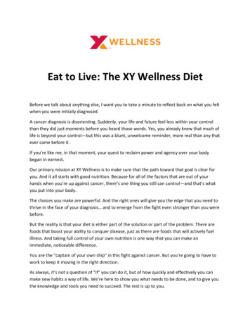 Eat To Live: The XY Wellness Diet