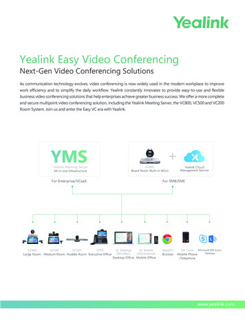 Yealink Video Conferencing One-stop Solution-V2