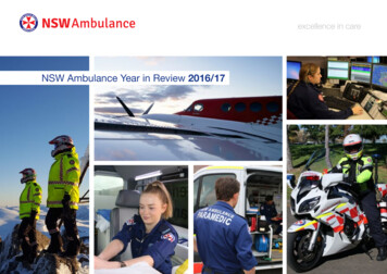 NSW Ambulance Year In Review 2016/17
