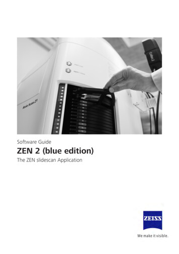 ZEN 2 (blue Edition) -The ZEN Slidescan Application