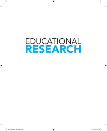 EDUCATIONAL RESEARCH - Pearson