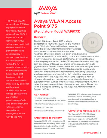 Avaya WLAN Access Point 9173 - Etilize