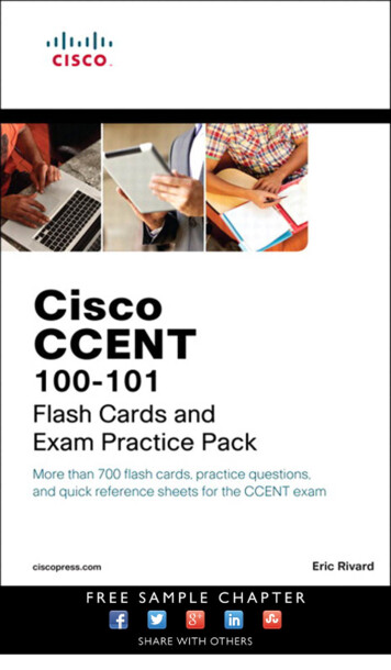 Cisco CCENT ICND1 100-101 Flash Cards And Exam Practice Pack
