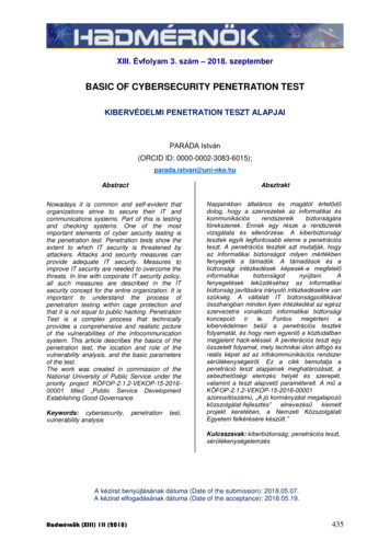 Basic Of Cybersecurity Penetration Test