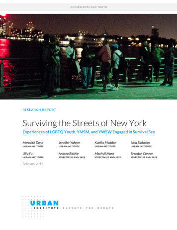 Surviving The Streets Of New York - Urban Institute