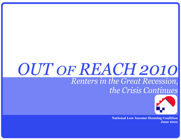 Out Of Reach - National Low Income Housing Coalition