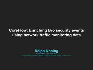 CoreFlow Enriching Bro Security Events Using Network Traffic Monitoring .