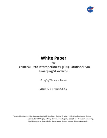 White Paper Template V1 - NASA