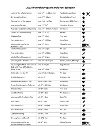 2017 Wiawaka Program And Event Schedule