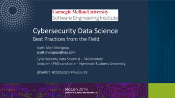 Cybersecurity Data Science