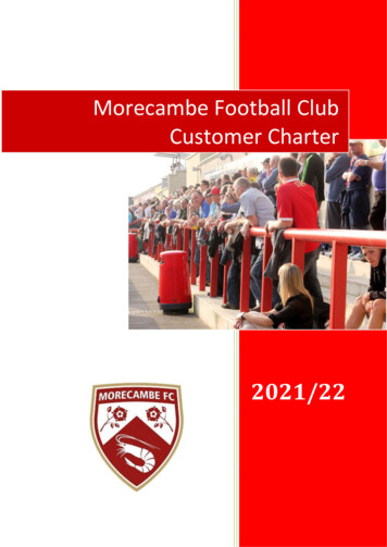 Morecambe FC Club Charter