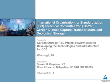 International Organization For Standardization (ISO) Technical .