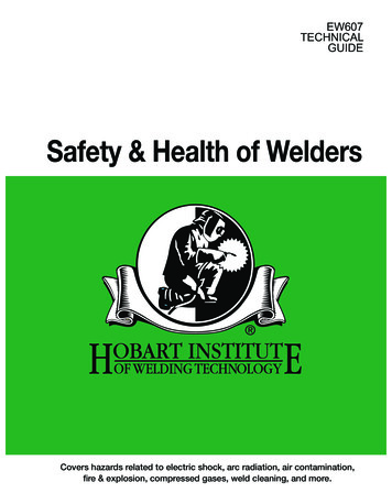 Safety & Health Of Welders - Hobart Welding School