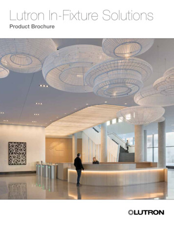In-Fixture Solutions Brochure - Dimmers And Lighting Controls