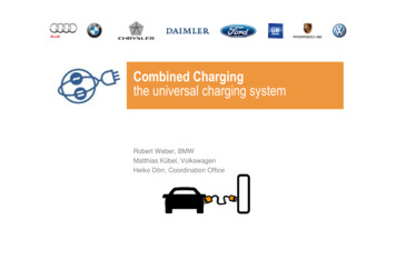 Combined Charging The Universal Charging System - Opi2020