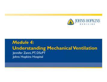 Module 4: Understanding MechanicalVentilation