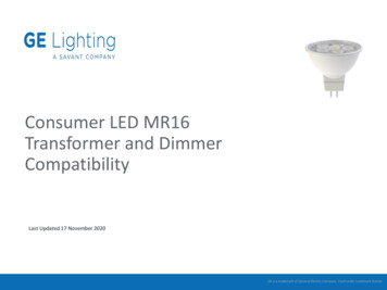Consumer LED MR16 Transformer And Dimmer 