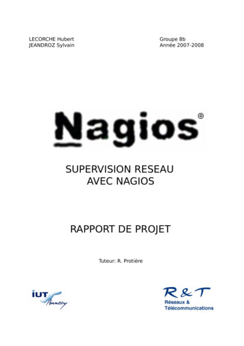 Supervision Reseau Avec Nagios Rapport De Projet
