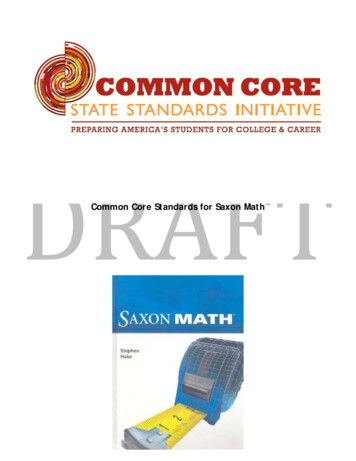 Common Core Standards For Saxon Math - 193