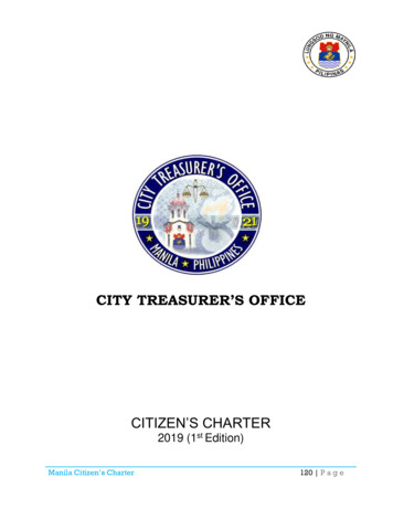 CITY TREASURER'S OFFICE - Manila