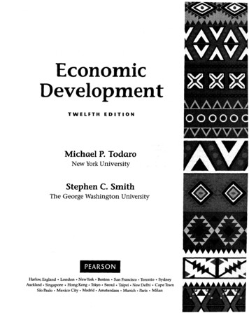 Development TWELFTH EDITION Michael P. Todaro 
