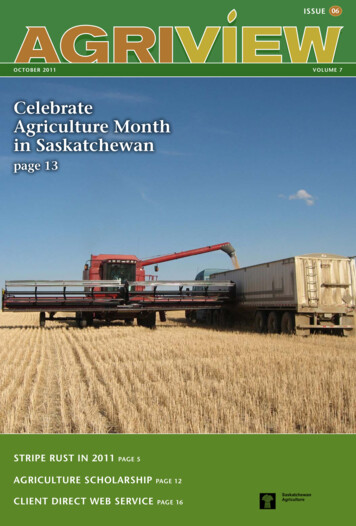 Celebrate Agriculture Month In Saskatchewan