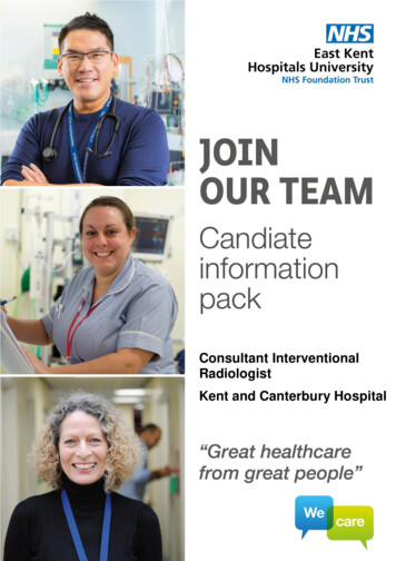Consultant Interventional Radiologist Kent And Canterbury Hospital - BMJ