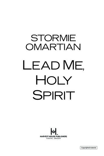 Lead Me, Holy Spirit - Harvest House