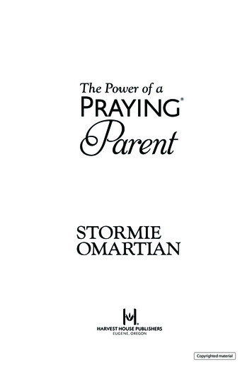The Power Of A Praying Parent - Harvest House