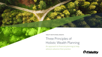FIDELITY INSTITUTIONAL INSIGHTS Three Principles Of .