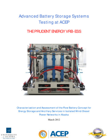Advanced Battery Storage Systems Testing At ACEP