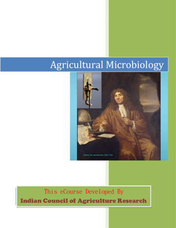 Agricultural Microbiology - AgriMoon