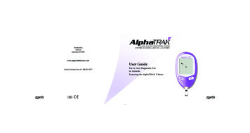  AlphaTRAKmeter User Guide