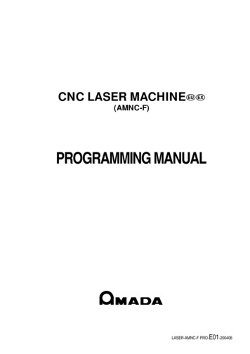 CNC LASER MACHINE - Used AMADA