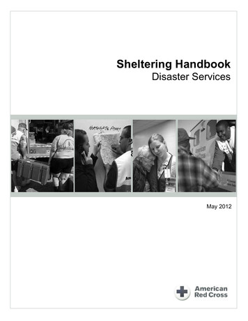 American Red Cross Sheltering Handbook - CRCOG