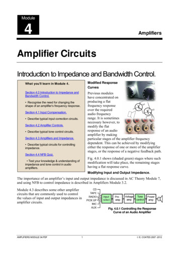Amplifier Circuits - Learn About Electronics
