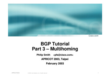 BGP Tutorial Part 3 - Multihoming