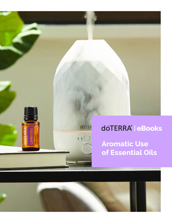 Aromatic Use Of Essential Oils