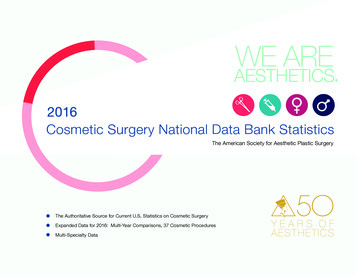 Cosmetic Surgery National Data Bank Statistics