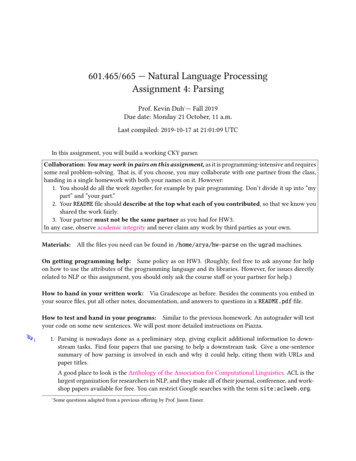 601.465/665 — Natural Language Processing Assignment 4 .
