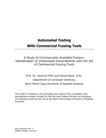 Automated Testing With Commercial Fuzzing Tools - TechWell