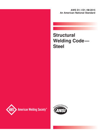 Structural Welding Code Steel