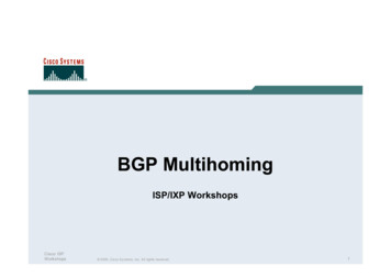 BGP Multihoming