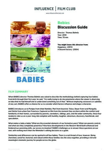 Babies Discussion Guide - Influence Film Club