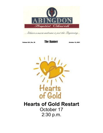 Hearts Of Gold Restart - Abingdonbaptist 